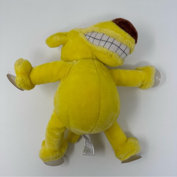 1987 Mother Goose Grimm Dog Plush Window Suction Cups Grimmy Spinning Head Clean - Picture 2 of 15
